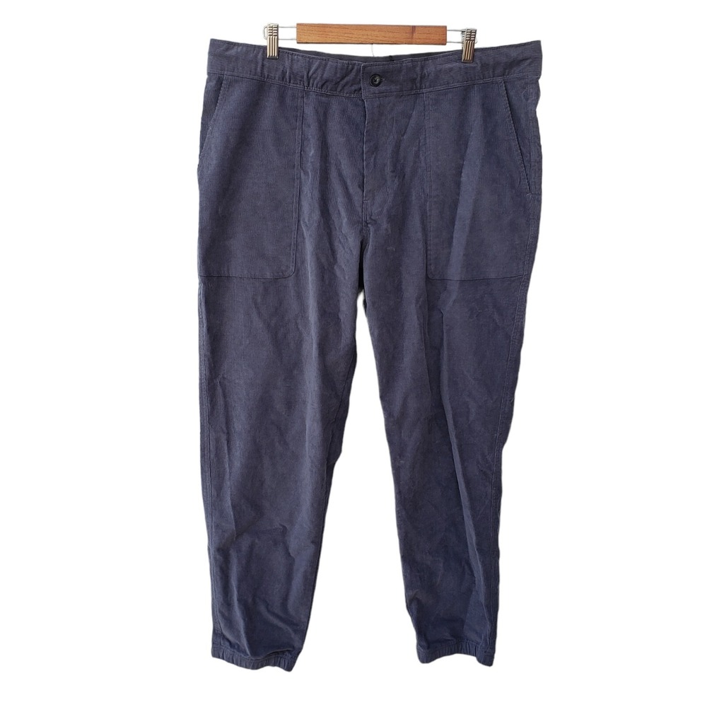 UGG Corduroy Men's Vernon Gray Pants Sz. XL  $128 Stretch Comfortable W/ String